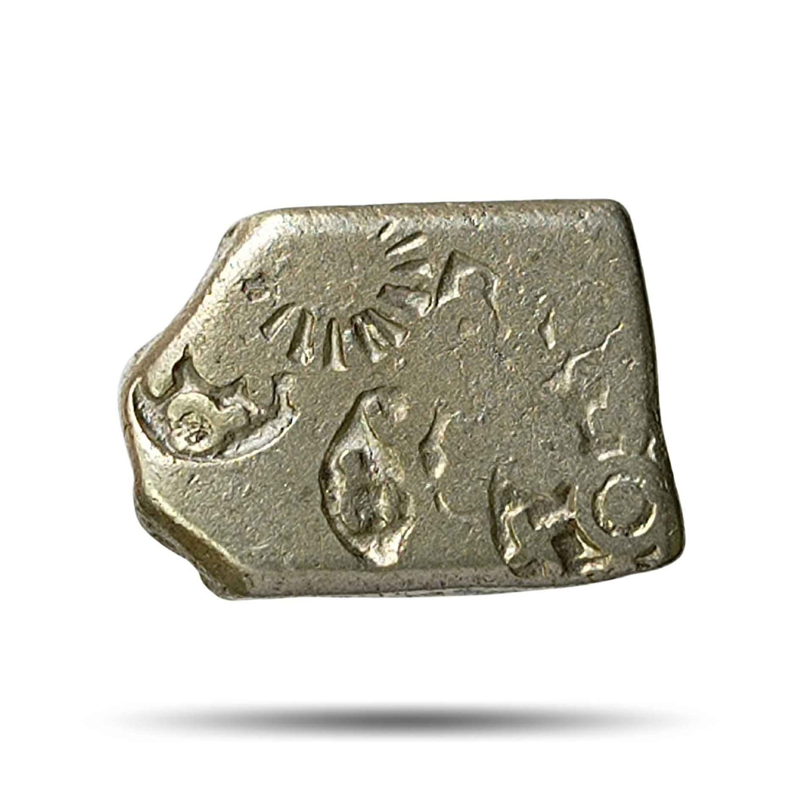 Mauryan Punch Marked Coin