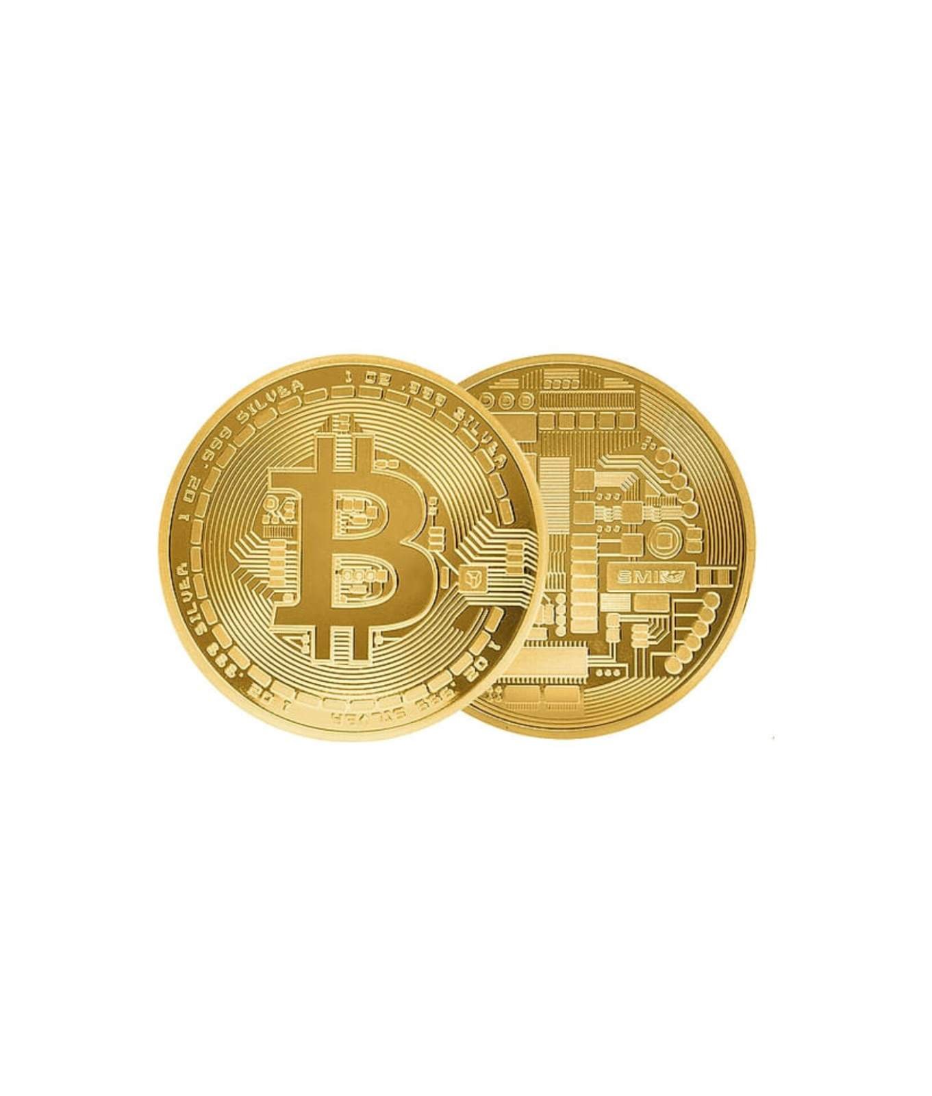 Bitcoin Bigsize Gold Colour Token UNC Coin