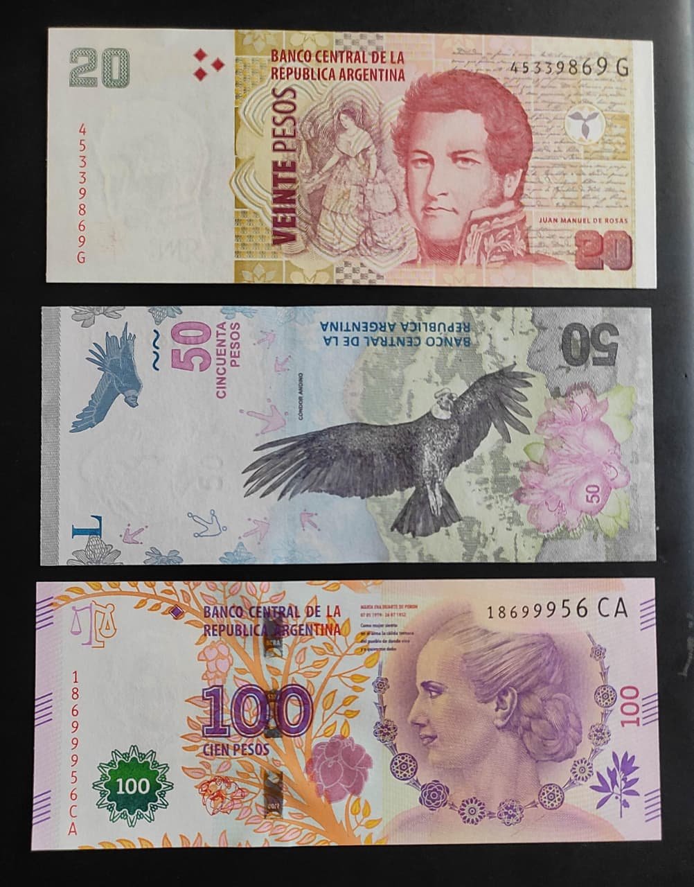 Argentina Banknote Set UNC SET