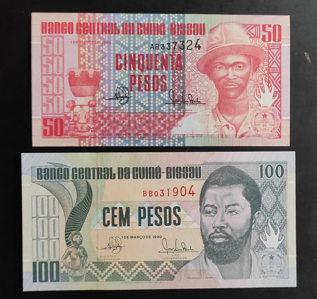 Guinea Bissau 50+100 UNC SET